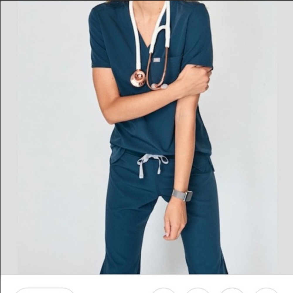 ISO Figs Caribbean blue scrubs size XS/ S